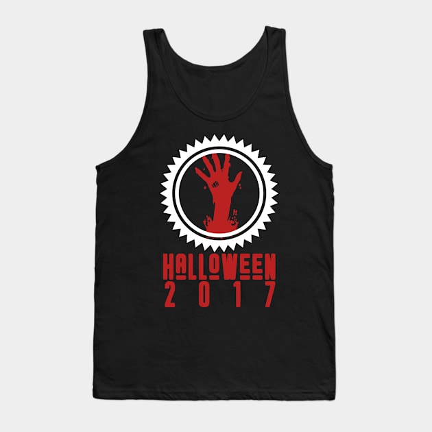 Hipster Halloween Tank Top by BavarianApparel